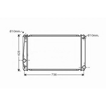 РАДИАТОР TOYOTA RAV 4 III, 09 - 12