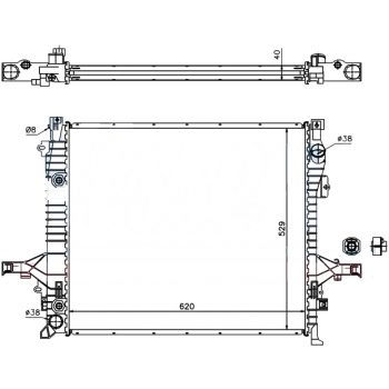 радиатор на VOLVO XC90, 02 -