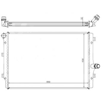 радиатор на VW JETTA, 06 - 10