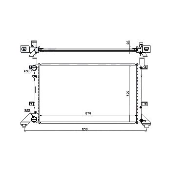РАДИАТОР VW LT, 96 - 06
