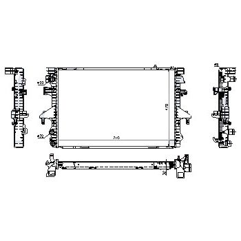 радиатор на VW TRANSPORTER T5, 04 - 09