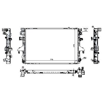 радиатор на VW TRANSPORTER T5, 04 - 09