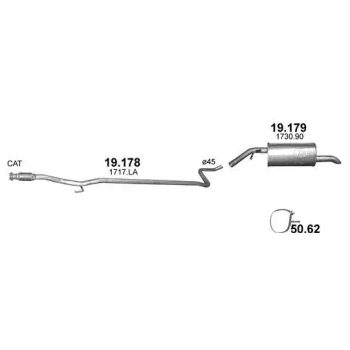 хомут на CITROEN C3 PICASSO (I), 09 - 17