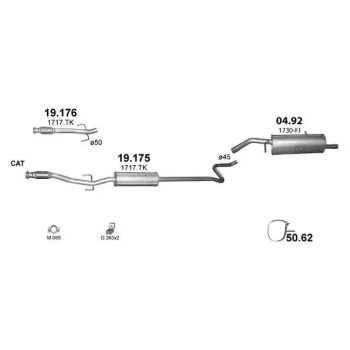хомут на CITROEN C3 (II), 09 -13