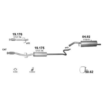 хомут на CITROEN DS3 (I), 10 - 15