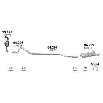 хомут на CITROEN XSARA PICASSO (II), 04 - 12