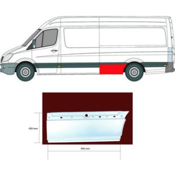 ЗАДНЯЯ АРКА + КРЫЛО MERCEDES BENZ SPRINTER (W906), 13- 19
