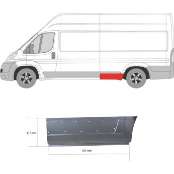 задняя арка на FIAT DUCATO (250/290), 06-