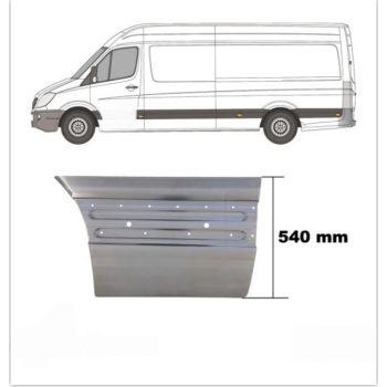 ЖЕЛЕЗО ПЕРЕДНИХ ДВЕРЕЙ VW CRAFTER, 06 -17
