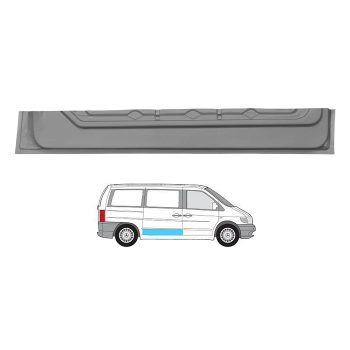 железо раздвижной двери на MERCEDES BENZ VITO, 12.95 - 09.03