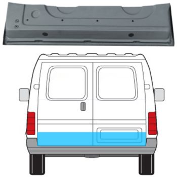 ЖЕЛЕЗО ЗАДНИХ ДВЕРЕЙ FORD TRANSIT 94 - 00
